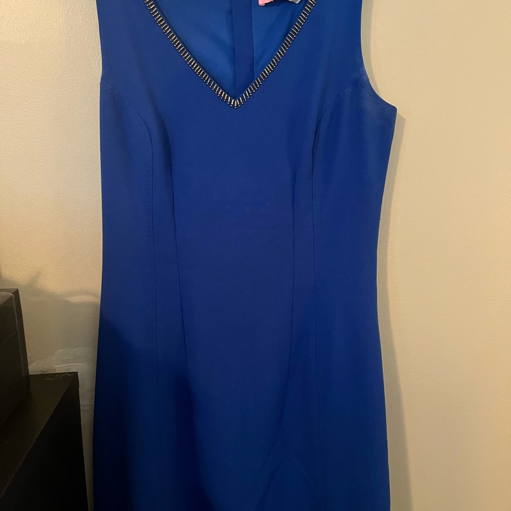 Lilly Pulitzer Royal Blue V-Neck Dress